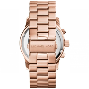 Alternative view of Michael Kors Men's Quartz Stainless Steel Rose Gold Dial 45mm Watch MK8096 (Like New)