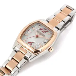 GRANDEUR Japan Women’s Quartz Stainless Steel Grey Dial 22mm Watch ESL077T1 - Image 4