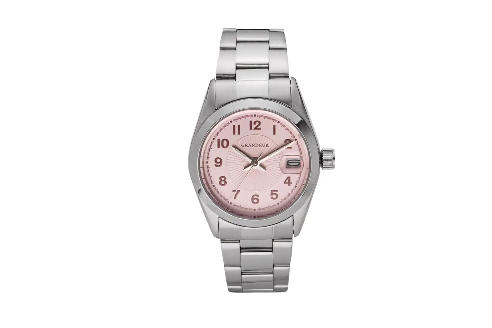 GRANDEUR Women’s Quartz Stainless Steel Pink Dial 25mm Watch GSX052L3