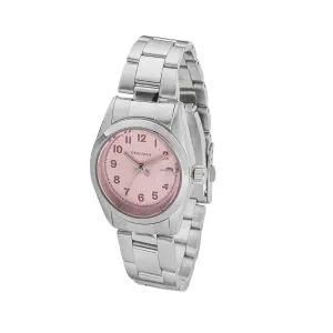 GRANDEUR Japan Women’s Quartz Stainless Steel Pink Dial 25mm Watch GSX052L3 - Image 3