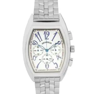 GRANDEUR Women’s Quartz Stainless Steel White Dial 35mm Watch JGR003W1
