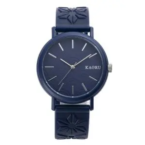 Kaoru Japan Women’s Quartz Silicone Strap Blue Dial 38mm Watch KAORU001J Jinko Fragrance