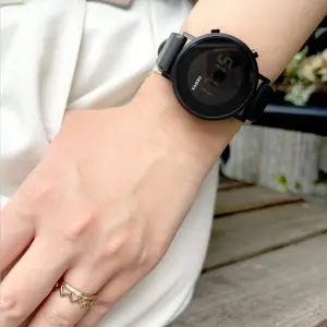 Kaoru Japan Women’s DigitalSilicone Strap Black Dial 38mm Watch KAORU010DB Lemon FRAGRANCE - Image 4
