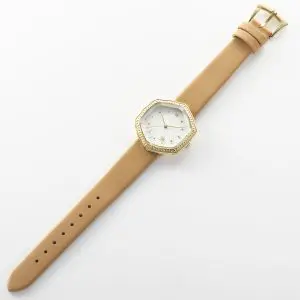 LOV-IN BOUQUET Japan Women’s Quartz Leather Strap White Dial 35mm Watch LVB126H3 - Image 3