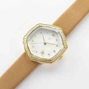 LOV-IN BOUQUET Japan Women’s Quartz Leather Strap White Dial 35mm Watch LVB126H3 - Image 4