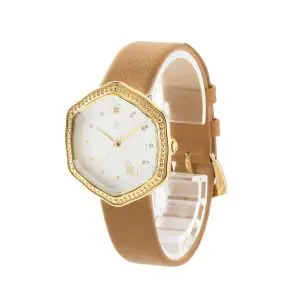 Alternative view of LOV-IN BOUQUET Japan Women’s Quartz Leather Strap White Dial 35mm Watch LVB126H3