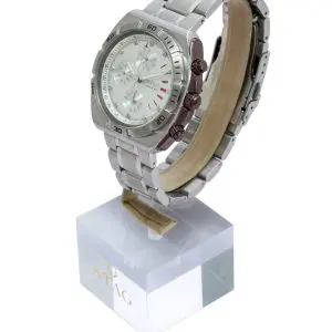 STAG TYO Men’s Quartz Stainless Steel White Dial 40mm Watch STG009S1A
