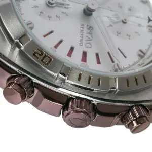 STAG TYO Men’s Quartz Stainless Steel White Dial 40mm Watch STG009S1A