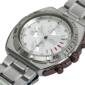 STAG TYO Men’s Quartz Stainless Steel White Dial 40mm Watch STG009S1A