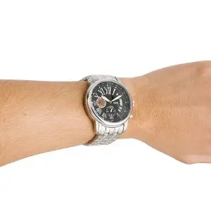 STAG TYO Men’s Quartz Stainless Steel Black Dial 41mm Watch STG011S2 - Image 3