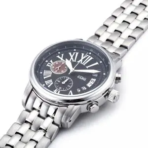 STAG TYO Men’s Quartz Stainless Steel Black Dial 41mm Watch STG011S2 - Image 4
