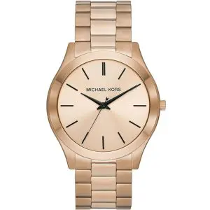 Michael Kors Men’s Quartz Beige Stainless Steel Beige Dial 45mm Watch MK9122
