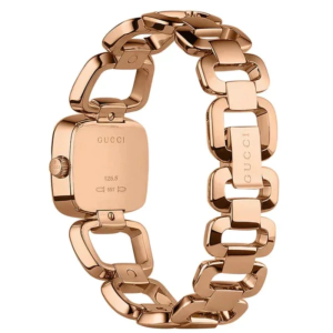 Gucci Women’s Quartz Stainless Steel Rose Gold Dial 22mm Watch YA125512