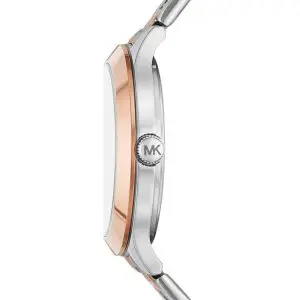 Michael Kors Women’s Quartz Two-tone Stainless Steel Silver Dial 38mm Watch MK1045