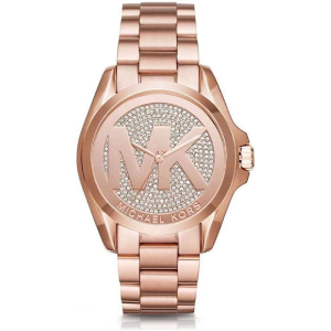 Michael Kors Women’s Quartz Rose Gold Stainless Steel Rose Gold Dial 43mm Watch MK6437