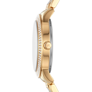 Alternative view of Michael Kors Women’s Quartz Gold Stainless Steel Gold Dial 34mm Watch MK4575