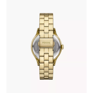 Fossil Women’s Quartz Gold Stainless Steel Silver Dial 38mm Watch BQ3994 (Without Tag) - Image 3