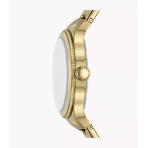 Alternative view of Fossil Women’s Quartz Gold Stainless Steel Silver Dial 38mm Watch BQ3994 (Without Tag)