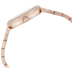 Alternative view of Michael Kors Women’s Quartz Rose Gold Stainless Steel Black Crystal Dial 38mm Watch MK3356