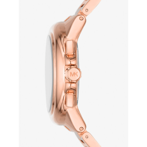 Alternative view of Michael Kors Women’s Chronograph Quartz Rose Gold Stainless Steel White Dial 43mm Watch MK7271