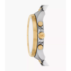Alternative view of Michael Kors Men’s Chronograph Quartz Two-Tone Stainless Steel Silver Dial 45mm Watch MK9064