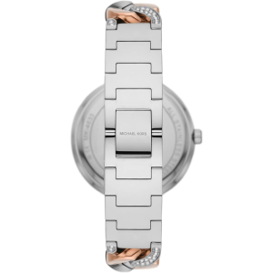 Michael Kors Women’s Quartz Two-Tone Stainless Steel Silver Dial 38mm Watch MK4634 - Image 3