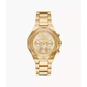 Michael Kors Women’s Chronograph Quartz Gold Stainless Steel Gold Dial 41mm Watch MK4690