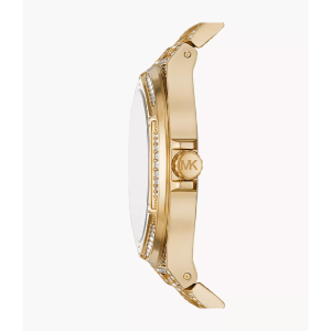 Alternative view of Michael Kors Women’s Quartz Gold Stainless Steel White Dial 41mm Watch MK6991