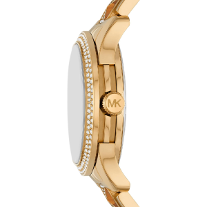 Alternative view of Michael Kors Women’s Quartz Gold Stainless Steel Copper Dial 38mm Watch MK7389 (Like New)