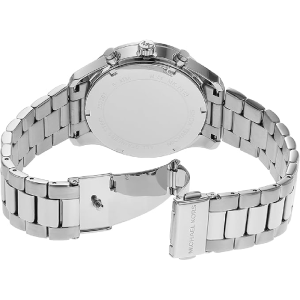 Michael Kors Women’s Chronograph Quartz Silver Stainless Steel Silver Dial 40mm Watch MK7413 - Image 3