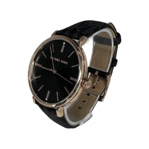 Alternative view of Michael Kors Women’s Quartz Black PVC Strap Black Dial 41mm Watch MK2948