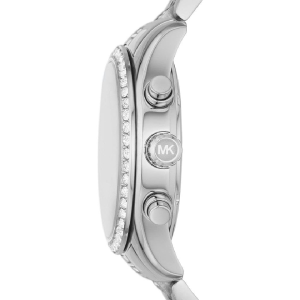 Alternative view of Michael Kors Women's Chronograph Quartz Silver Stainless Steel Silver Dial 38mm Watch MK7243