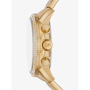 Alternative view of Michael Kors Women's Chronograph Quartz Gold Stainless Steel Gold Dial 40mm Watch MK7199
