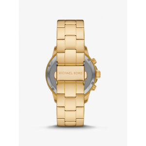 Michael Kors Women's Chronograph Quartz Gold Stainless Steel Gold Dial 40mm Watch MK7199 - Image 3