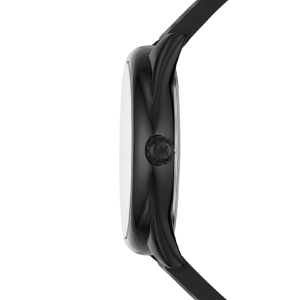 Alternative view of Michael Kors Women's Quartz Black Silicone Strap Silver Dial 42mm Watch MK7138