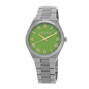 Michael Kors Women's Quartz Stainless Steel Parrot Green Dial 37mm Watch MK7463