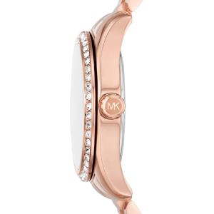 Alternative view of Michael Kors Women's Quartz Rose Gold Stainless Steel Pink Mother Of Pearl Dial 38mm Watch MK7444
