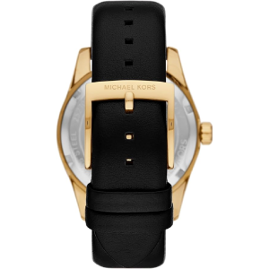 Michael Kors Women's Quartz Black Leather Strap Black Dial 38mm Watch MK4748 (Like New) - Image 3