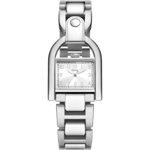 Fossil Men’s Quartz Stainless Steel Silver Dial 28mm Watch ES5326 (Without Tag)