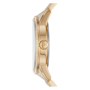 Alternative view of Michael Kors Women’s Gold Stainless Steel Gold Pave Dial 41mm Watch MK6862