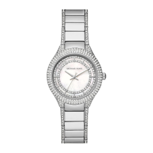 Michael Kors Women’s Silver Stainless Steel White Dial 33mm Watch MK4657