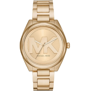 Michael Kors Women's Quartz Gold Stainless Steel Gold Dial 42mm Watch MK7086