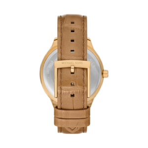 Michael Kors Women’s Quartz Brown Leather Strap Mother Of Pearl Dial 38mm Watch MK4819 - Image 3
