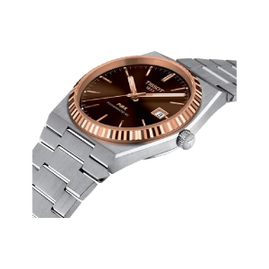 Alternative view of TISSOT Men’s Swiss Made Powermatic Stainless Steel Brown Dial 40mm Watch T931.407.41.291.00 (Factory Leftover)
