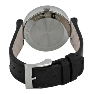 Gucci women's Quartz Black Leather Strap Dial 37mm Watch YA133301