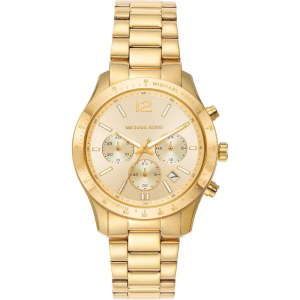 Michael Kors Women’s Chronograph Quartz Gold Stainless Steel Gold Dial 40mm Watch MK7411