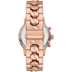 Michael Kors Women’s Chronograph Quartz Rose Gold Stainless Steel Rose Gold Dial 41mm Watch MK7223 - Image 3