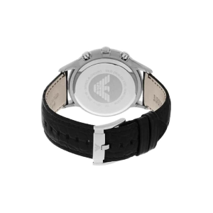 Alternative view of Emporio Armani Men’s Chronograph Quartz Leather Strap Silver Dial 43mm Watch AR2432