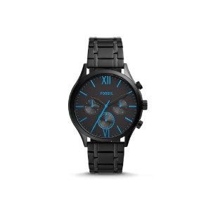 Fossil Men’s Chronograph Quartz Stainless Steel Black Dial 44mm Watch BQ2405 (Without Tag)