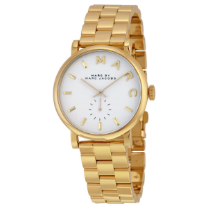 Marc by Marc Jacobs Women's Quartz Stainless Steel White Dial 36.5mm Watch MBM3243